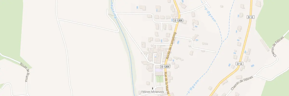 Plan du 4 Rue du Bel Air à Félines-Minervois