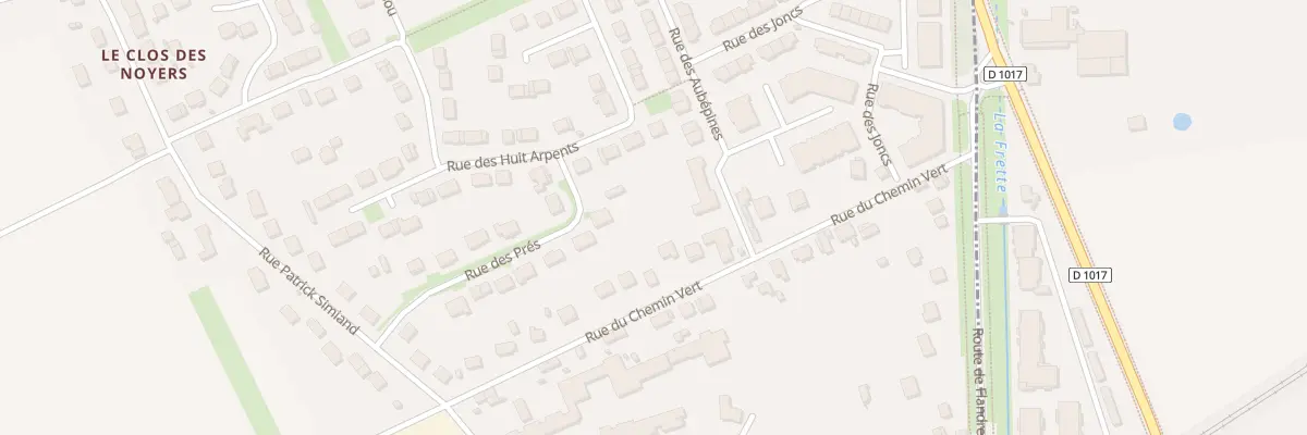 Plan du 16 Rue du Chemin Vert aux Ageux