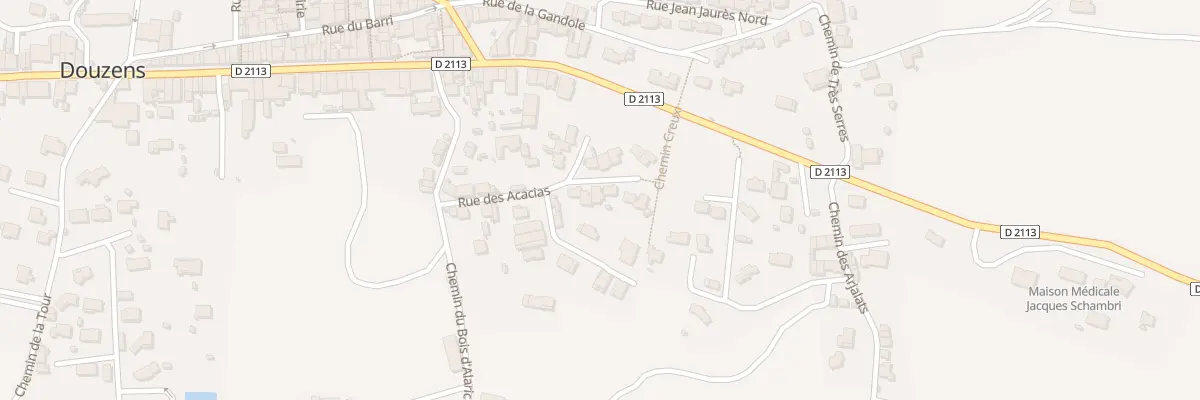 Plan du 4 Cite la Rouquillole à Douzens