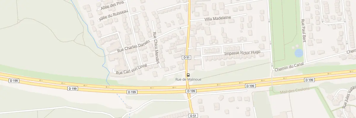 Plan du 46 Rue de Malnoue à Champs-sur-Marne