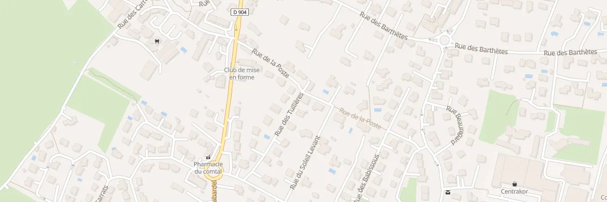 Plan du 12 Rue des Tuilières à Sébazac-Concourès