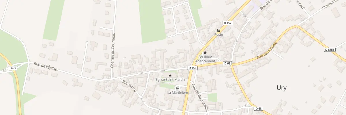 Plan du 8 Rue de l’Eglise à Ury
