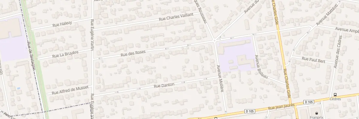 Plan du 15 Rue des Roses à Villeparisis