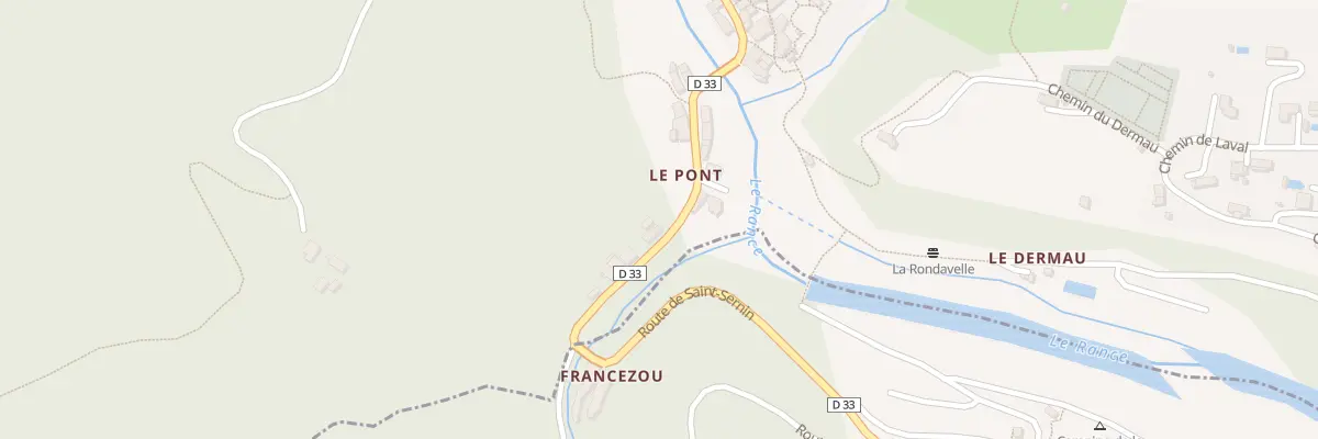 Plan du 30 Rte de Pousthomy à Saint-Sernin-sur-Rance