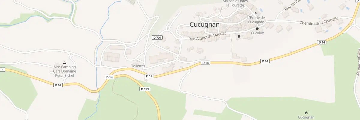 Plan du 5 Che de Malpas à Cucugnan