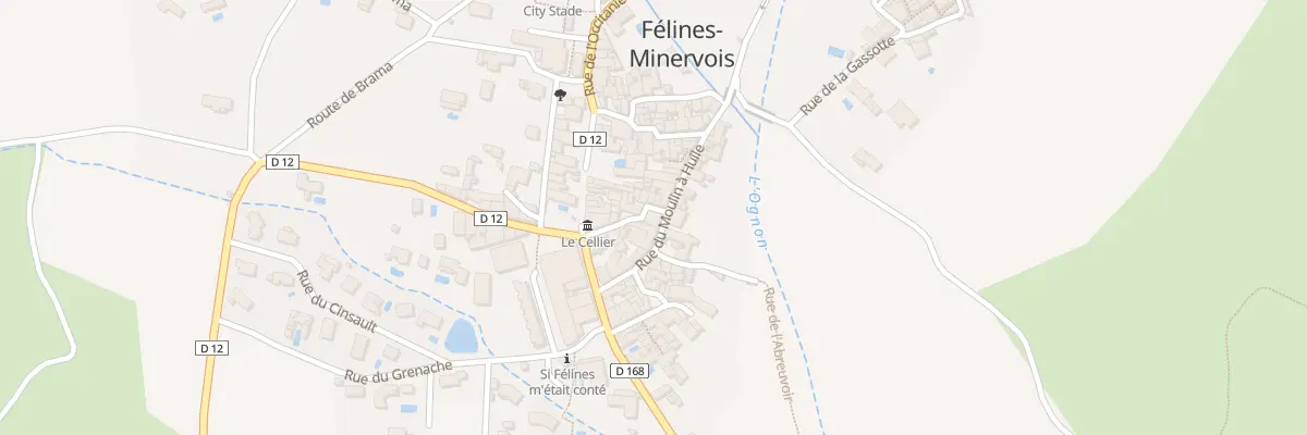 Plan du 20 Rue du Moulin À Huile à Félines-Minervois