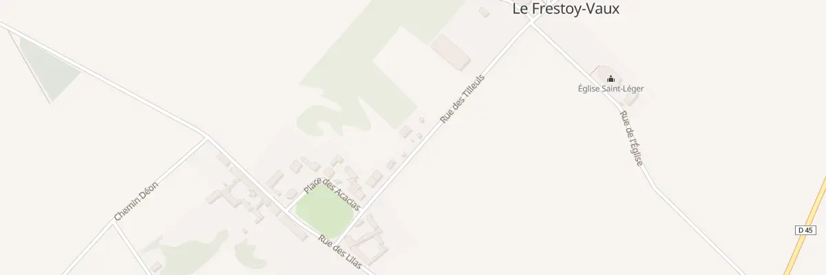 Plan du 7 Rue des Tilleuls au Frestoy-Vaux