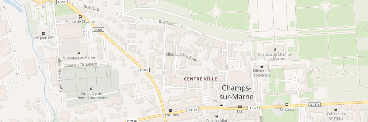 Plan du 17 All Lucie Aubrac à Champs-sur-Marne
