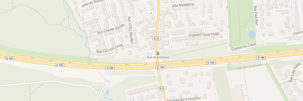 Plan de la Rue de Malnoue à Champs-sur-Marne