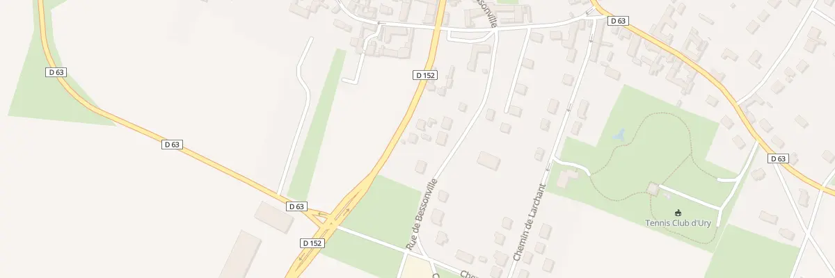 Plan du 23 Rue de Malesherbes à Ury