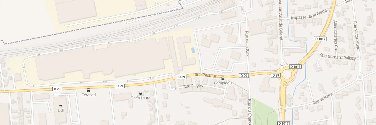Plan du 134 Rue Pasteur à Pont-Sainte-Maxence