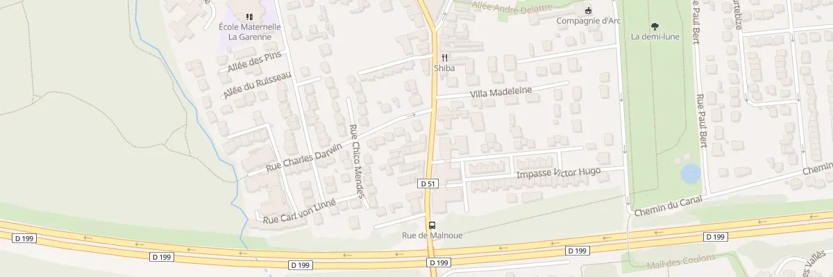 Plan du 38B Rue de Malnoue à Champs-sur-Marne