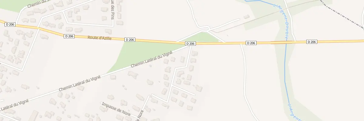 Plan du 21 Rue du Vallon à Rieux-Minervois