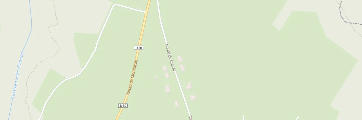 Plan du 644 Rte de Crozat à Saint-Genest