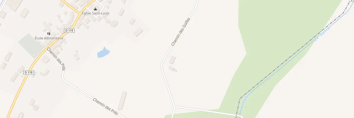 Plan du 347 Che des Golfes à La Cour-Marigny