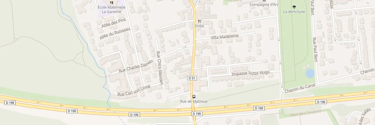 Plan du 40 Rue de Malnoue à Champs-sur-Marne
