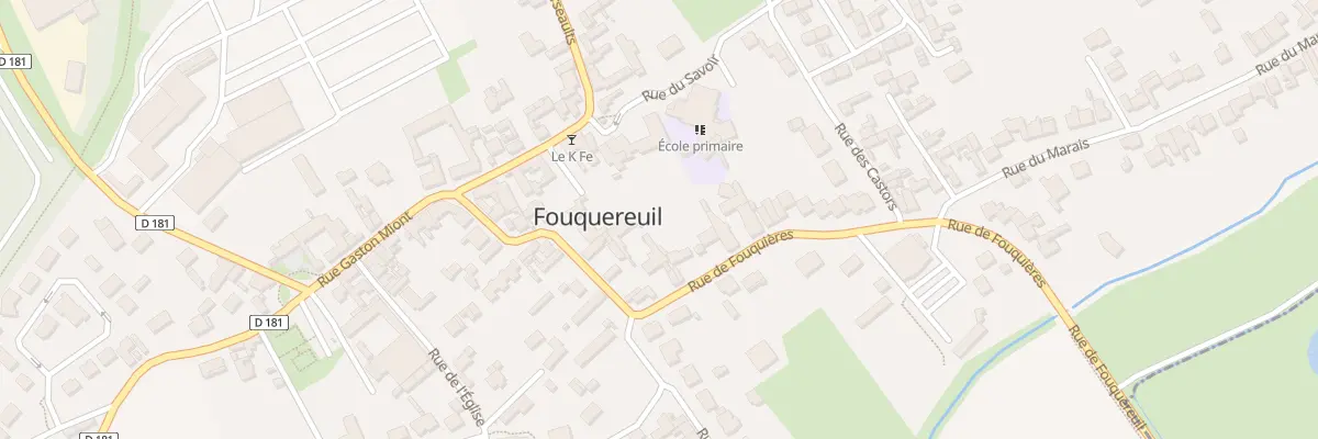 Plan du 21 Rue de Fouquières à Fouquereuil