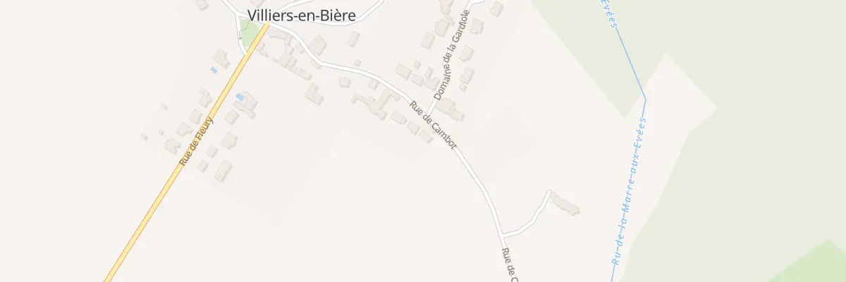 Plan du 21 Rue Cambot à Villiers-en-Bière