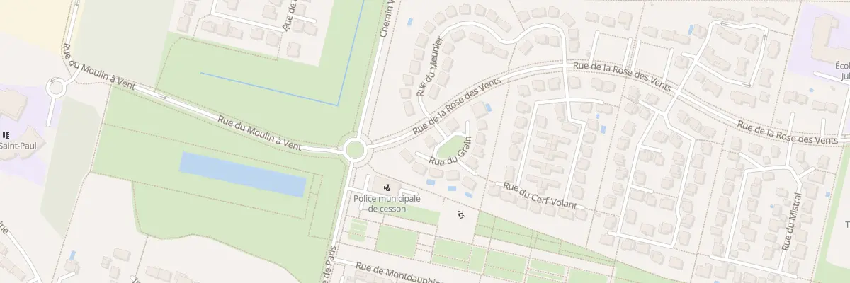 Plan du 2 Rue du Grain à Cesson