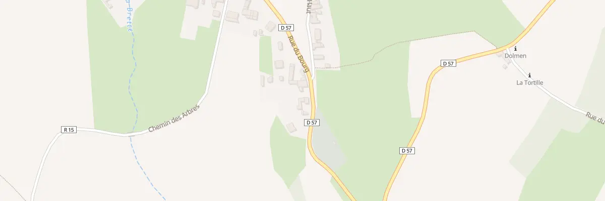 Plan du 72 Rue du Bourg à Fresnicourt-le-Dolmen