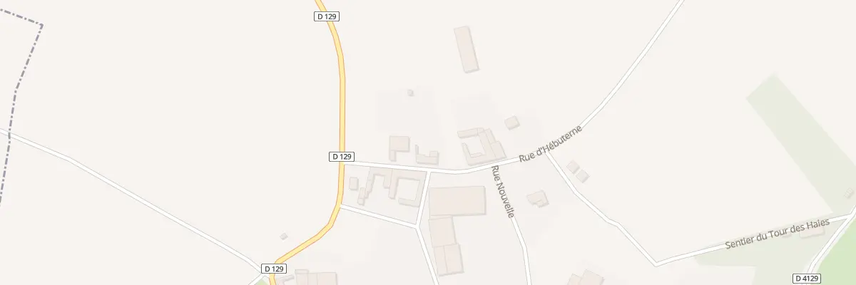 Plan du 13 Rte de Hebuterne à Colincamps