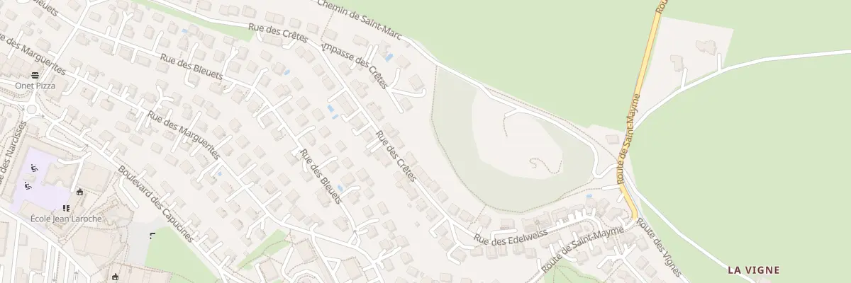 Plan du 41 Rue des Cretes à Onet-le-Château