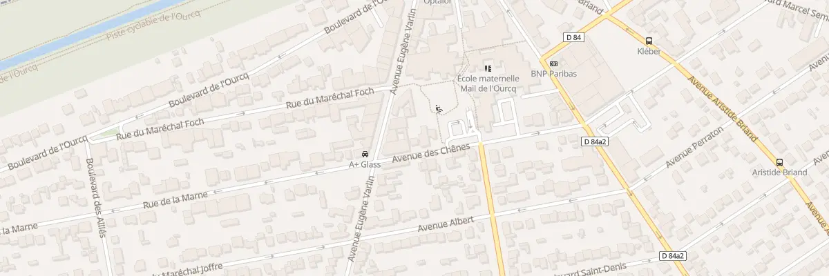 Plan du 26 Av des Chênes à Villeparisis