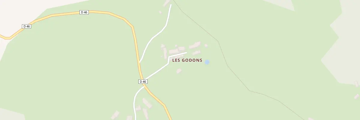 Plan du 220 Les Godons à Morogues