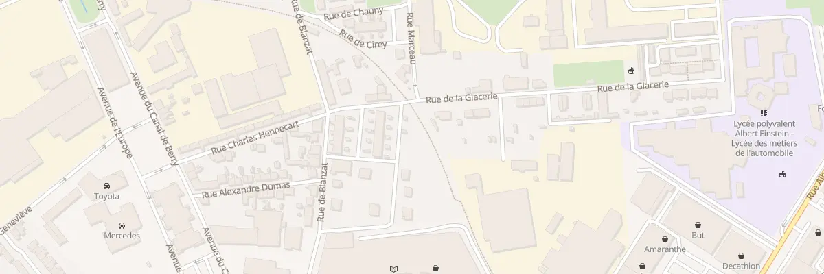Plan du 28 Rue de Blanzat à Montluçon