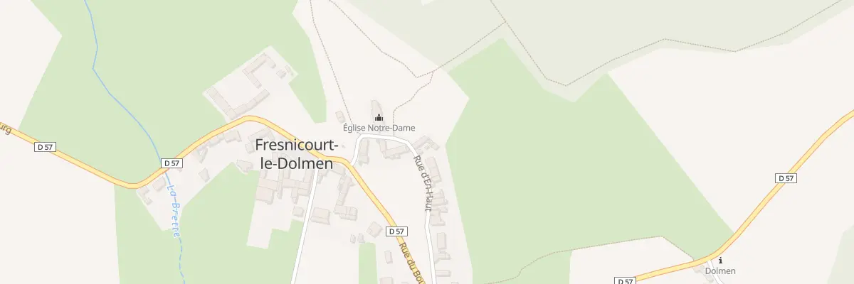 Plan du 3 Rue d’En-haut à Fresnicourt-le-Dolmen