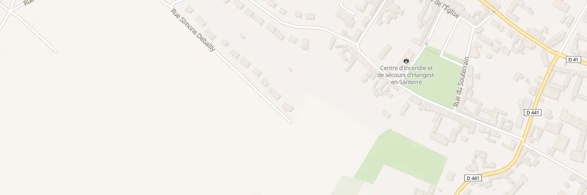 Plan du 19 Rue Simonne Debailly à Hangest-en-Santerre