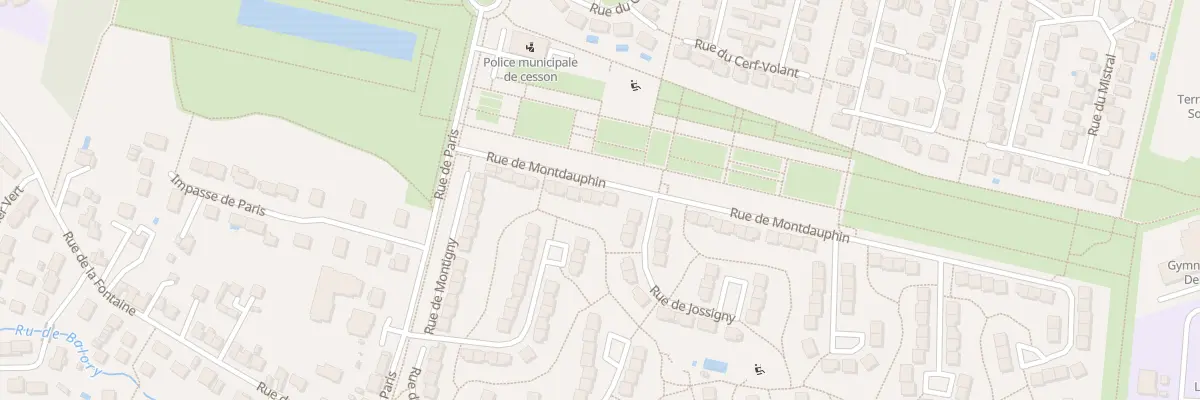 Plan du 20 Rue de Mont Dauphin à Cesson
