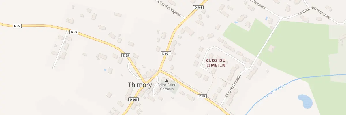 Plan du 6 Rue de Montargis à Thimory