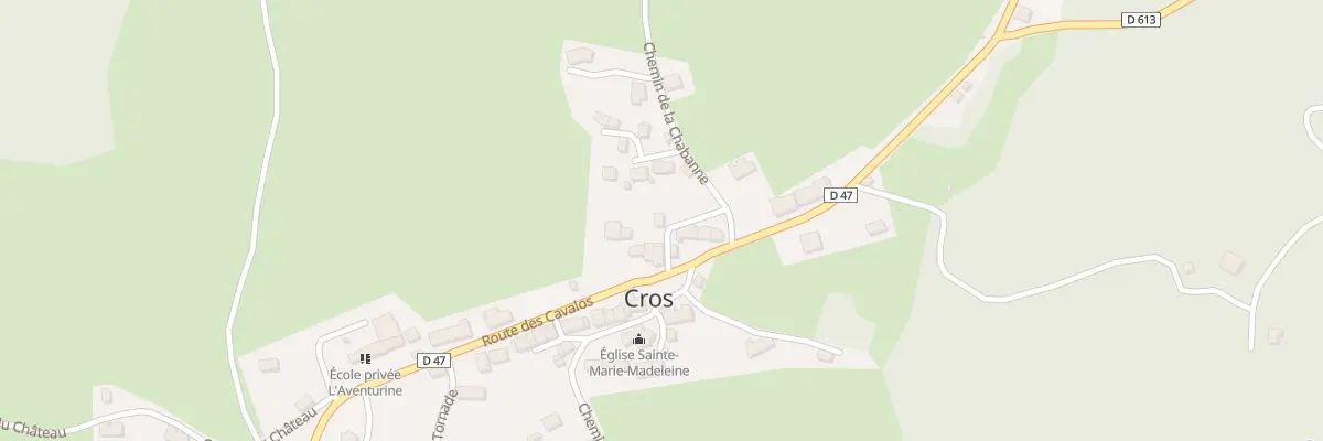 Plan du 5014 Le Bourg à Cros