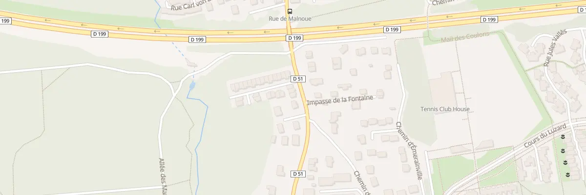 Plan du 52B Rue de Malnoue à Champs-sur-Marne