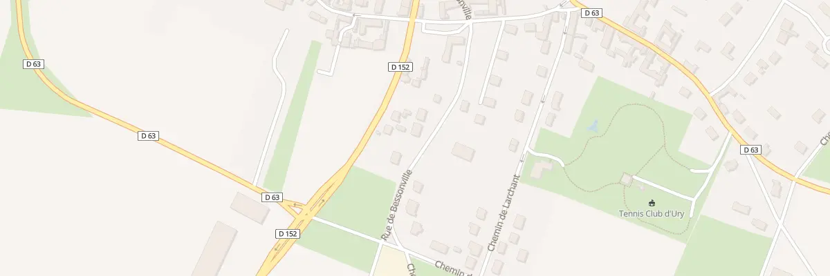 Plan du 16 Rue de Bessonville à Ury