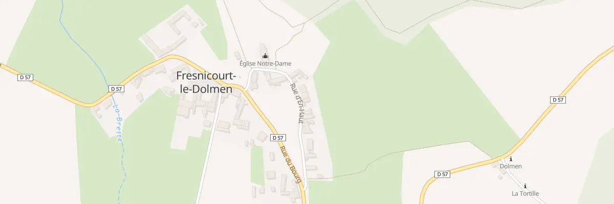 Plan du 9 Rue d’En-haut à Fresnicourt-le-Dolmen