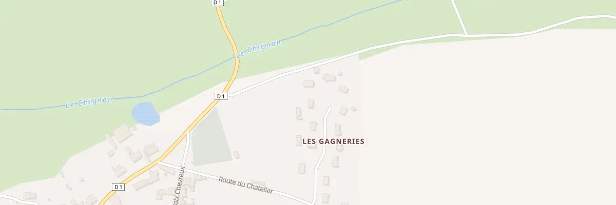 Plan du 10 Les Gagneries à Coust