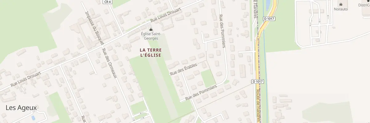 Plan du 4 Rue des Erables aux Ageux