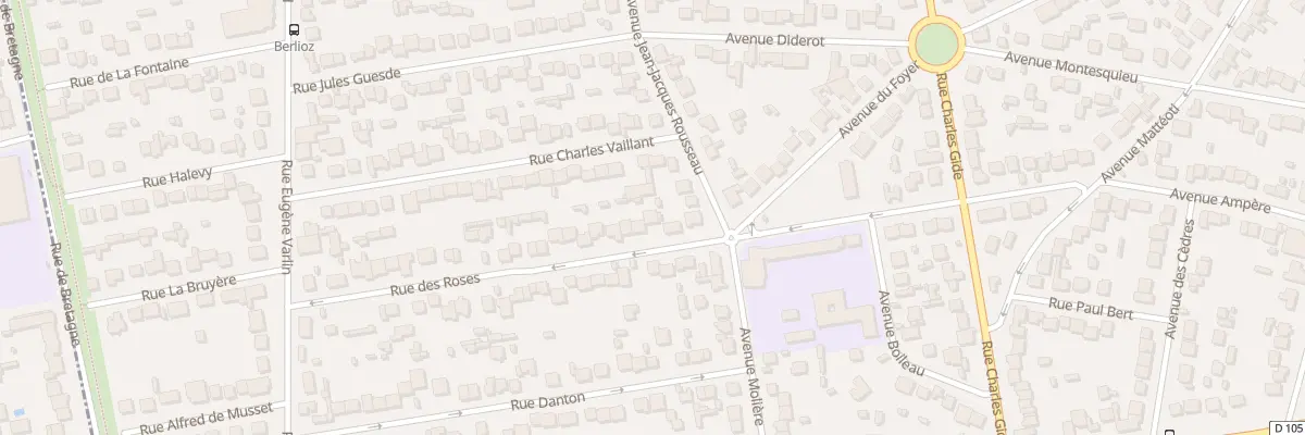 Plan du 6 Rue des Roses à Villeparisis