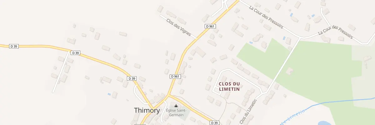 Plan du 10 Rue de Montargis à Thimory
