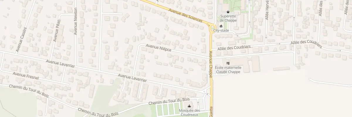Plan du 9 Av Niepce à Chelles