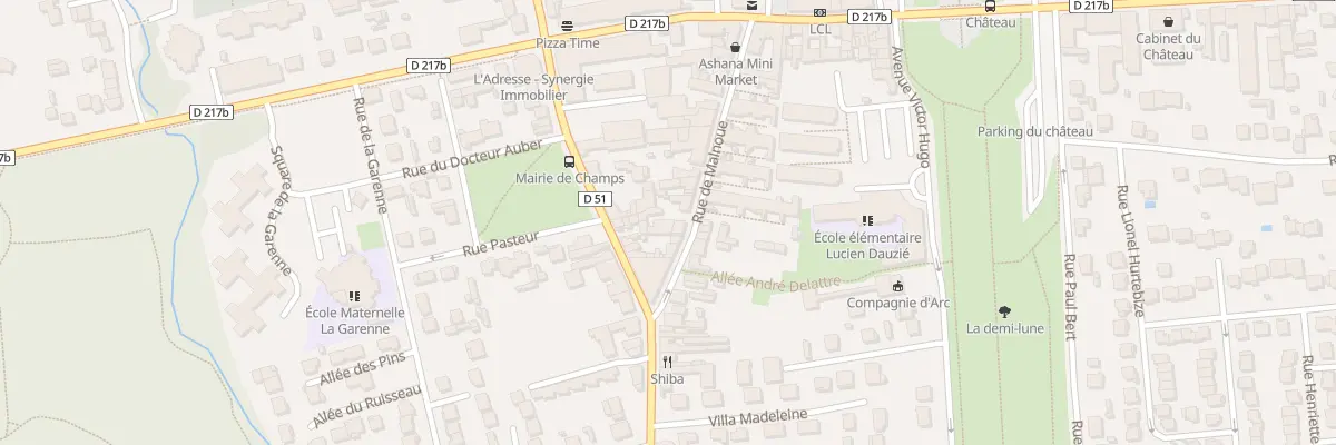 Plan du 22 Rue de Malnoue à Champs-sur-Marne