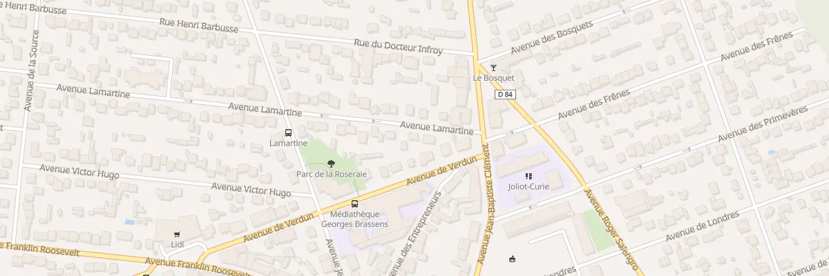 Plan du 5 Av Lamartine à Mitry-Mory