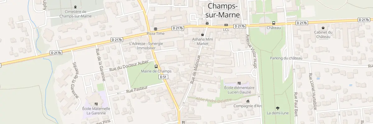 Plan du 12 Rue de Malnoue à Champs-sur-Marne