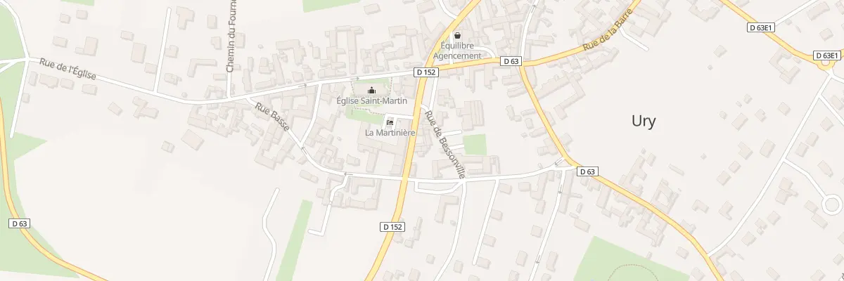 Plan du 11 Rue de Malesherbes à Ury