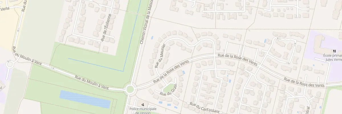Plan du 6 Rue du Meunier à Cesson