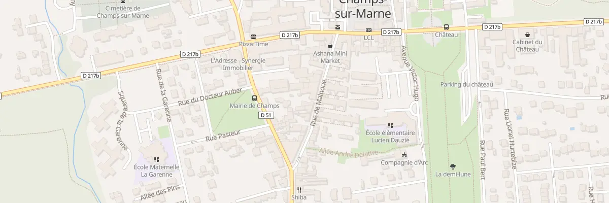 Plan du 16 Rue de Malnoue à Champs-sur-Marne