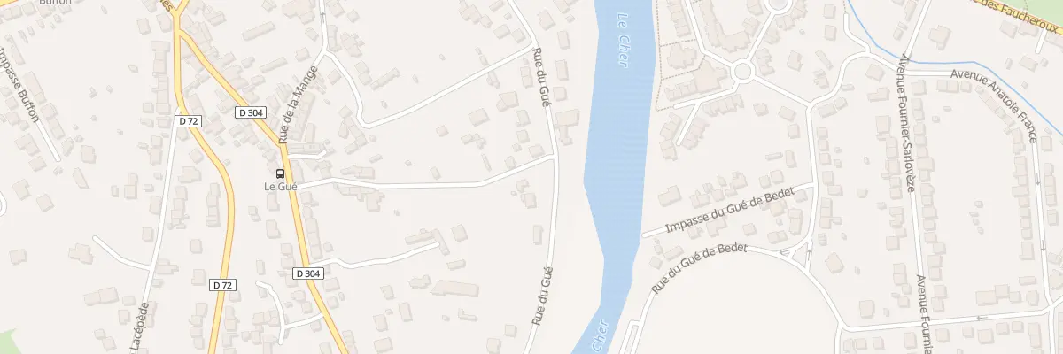 Plan du 58 Rue du Gué à Montluçon
