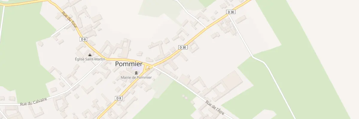 Plan du 4 Rue de Berles à Pommier